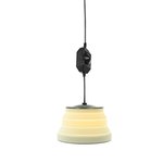 Hangelampe LED faltbar Silikon weiß dia 20cm