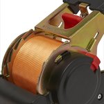Zurrgurt mit Ratsche + 2 Haken 450cm 750kg automatisches Aufrollen