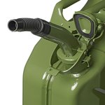 Ausgießer metall grün flexibel geeignet für Benzin und Diesel
