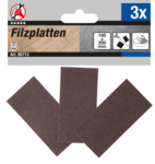 Filzgleiter Platten braun 100 x 200 mm 3-tlg