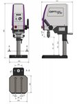 Präzisions-Tischbohrmaschine - Durchmesser - Durchmesser 13 mm