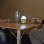 Camping- Insektenlampe 2 in 1 wiederaufladbar 8 8 x 12 5 cm