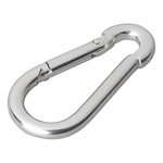 Karabinerhaken Metall 6x60mm x10 Stuck