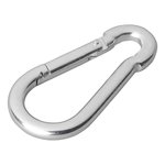 Karabinerhaken Metall 8x80mm x10 Stuck