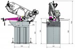 Stationäre Bandsäge Durchmesser 170mm - 400V