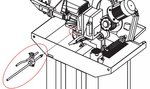 Stationäre Bandsäge variabler Durchmesser 225mm