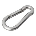Edelstahl Karabinerhaken 6x60mm x10 Stuck