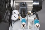 Riemenbetriebener Ölkompressor verzinkter Kessel 10 bar - 50 Liter