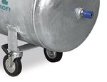 Riemengetriebener Ölkompressor verzinkter Kessel 15 bar, 109 kg 100 Liter