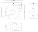 Luftspule 14 m - 3/8