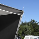 Zeltstange Teleskop 3-teilig 93-230cm - 2er Set