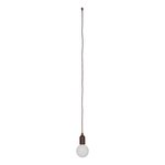 Retro Lampe XL Holzmotiv mit Kordel 90cm