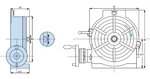 Vertikaler / horizontaler Teiler - Plattenteller 150mm