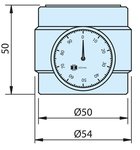 Nullpunkt- oder Höhenverstellvorrichtung 50 mm