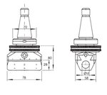 Automatischer Universal-Bohrkopf DIN228 MK5/M20