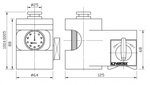 Magnetische Nullpunkt-/Höhenverstellvorrichtung 100 mm