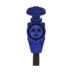 CEE-Winkelstecker + Schuko-Steckdose