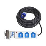 Zelt-/Faltwagen-Steckdose 20M mit MCCB und RCD