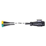 Kabelsatz 9M mit 13-poligem Stecker und 2x 5-poligem Stecker
