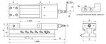 Mechanisch-hydraulische Maschinenklemme euroline 100mm