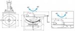 Mechanische 2-Achsen-Maschinenklemme - super offen 110mm