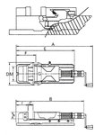 Hydromechanische Fräsklemme / Maschinenklemme