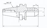 Ausgewogener Schweißerhalter MAS403 BT40