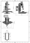 Bohr- und Fräsmaschine 400x210x270mm