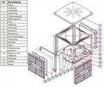 Industrieller Festlüfter 18000m³/h