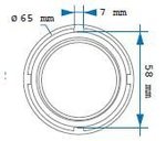 Steckdose für Getriebemutter (8-Gang-Bus) scania 65mm