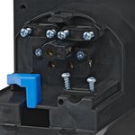 CEE-Einspeisestecker Einbau eckig schwarz