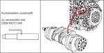 Motor-Einstellwerkzeug-Satz für Renault, Volvo, Ford 16V, 20V Benzin