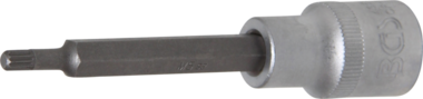 Bit-Einsatz Lange 100 mm Antrieb Innenvierkant 12,5 mm (1/2) Innenvielzahn (fur XZN)