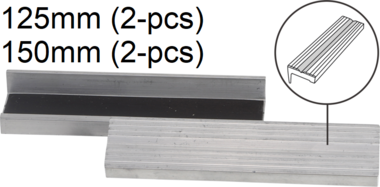 Schraubstock-Schutzbacken Aluminium