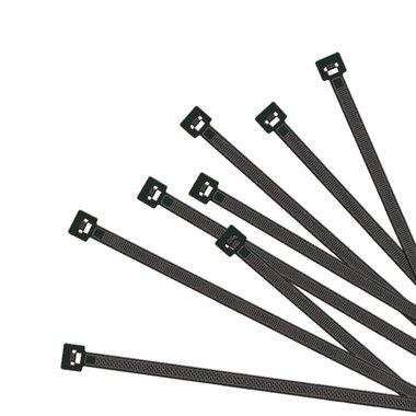 Kabelbinder Set 60 Stuck schwarz