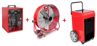 Trocknersatz BD90P + Ventilator MV600L + Heizung