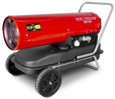 Heiyluftgeblase Diesel 30 kW mit Fernbedienung