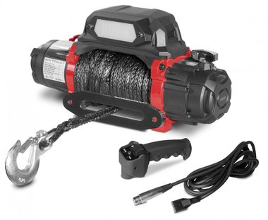 Elektrische Winde 5433kg 12V mit synthetischem Kabel
