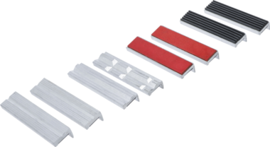 Schraubstock-Schutzbacken-Satz Aluminium 125mm 8-tlg