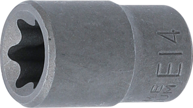 Steckschlussel-Einsatz E-Profil Antrieb Innenvierkant 10 mm (3/8) SW E14