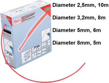 Schrumpfschlauch-Box rot
