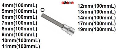 Biteinsätze Innensechskant 1/2 (100mmL)