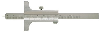 Tiefenmesser mit austauschbarer Messspitze aus gehartetem Stahl 0-200 mm
