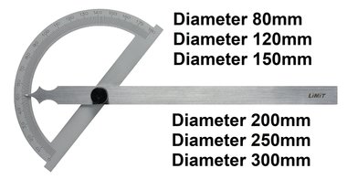 Gradbogen / Gradmesser 180°