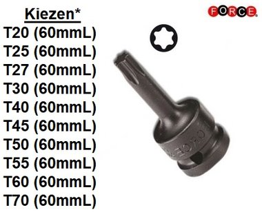 Schlagschrauber Biteinsätze Torx 1/2 (aus einem Stück)