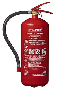 Feuerloscher 6kg ABC Pulver NL + Manometer