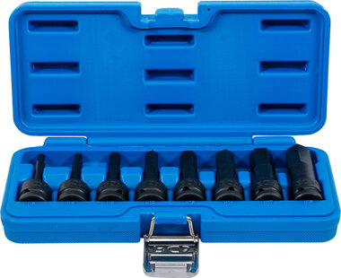 8-teiliges Impact Bit Socket Set, int. verhexen. 5-19 mm, 1/2