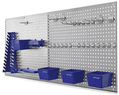 Metall-Werkzeugwand mit Haken