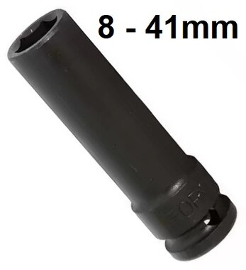 Schlagschrauber Nüsse Lang 1/2 (6-Kant) 8-41mm