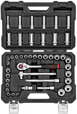 Steckschlusseleinsatze E-torx & Flanken-Kombisatz 3/8 - 44-teilig